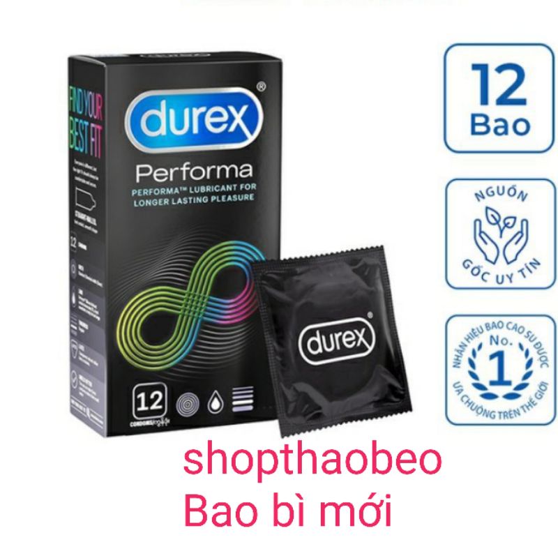 [COMBO] 5 hộp baocaosu Durex 60 cái tùy chọn