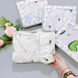 SET 6 món sơ sinh cotton hàn quốc MYMY