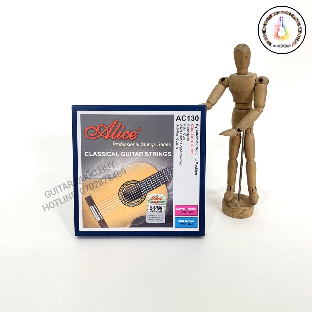 Dây đàn Guitar Classic Alice AC130 - CHÍNH HÃNG ALICE - 1 bộ gồm 6 dây