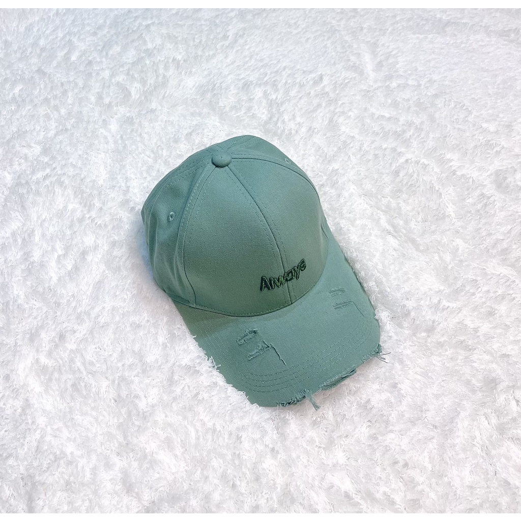 Mũ lưỡi trai Nón kết thêu chữ Away kiểu rách Fashion 405 phong cách Ulzzang form unisex nam nữ