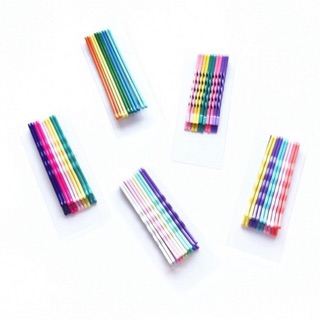 Kẹp Tóc Que Tăm Nhiều Màu (Set 5 Cái)