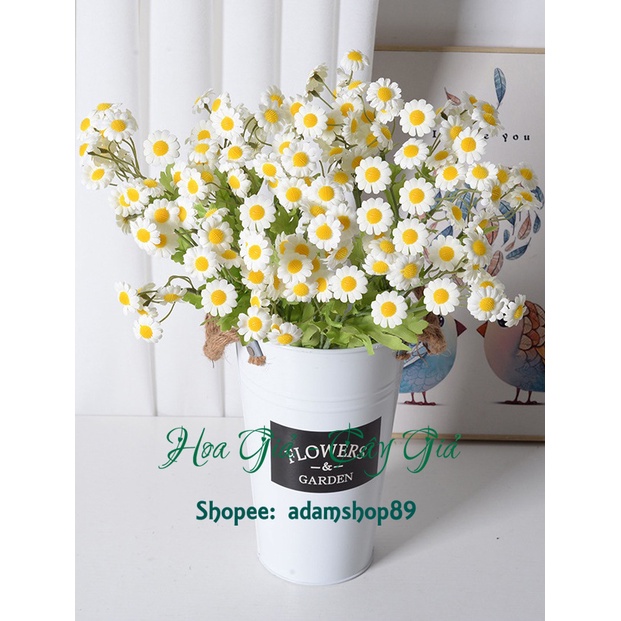 Hoa giả - Hoa cúc họa mi, cúc TaNa siêu đẹp, hoa nhí trang trí decor chụp ảnh