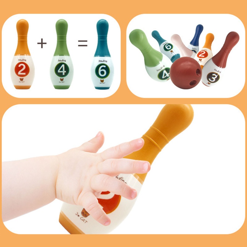 Bộ Đồ Chơi Bowling Nhiều Màu Sắc Vui Nhộn Dành Cho Trẻ Em