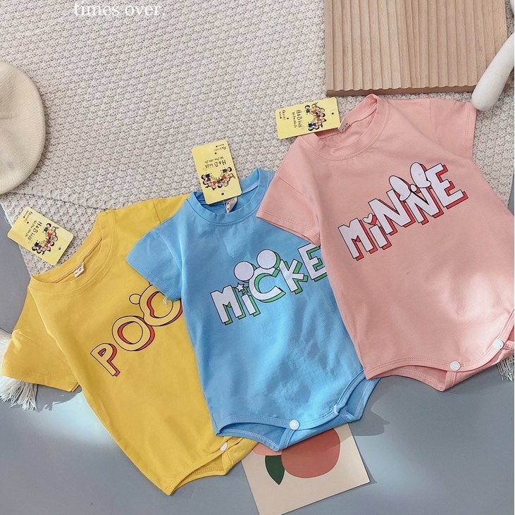 Body Cotton Sọc Hoạt Hình Cho Bé Trai Size Sơ Sinh - 3 Tuổi MINTSCLOSET Mint's Closet - BS6047 - BS6046 - BS6051