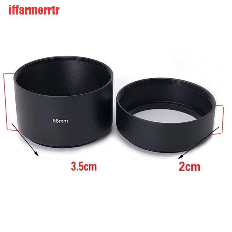 {iffarmerrtr}1pc long Metal LENS HOOD for Canon Nikon Sony for Olympus Pentax camera lens LKZ