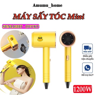Máy sấy tóc mini icon siêu kute, Máy sấy mini 2 chiều hình con vịt L.Ducky công suất 1200W