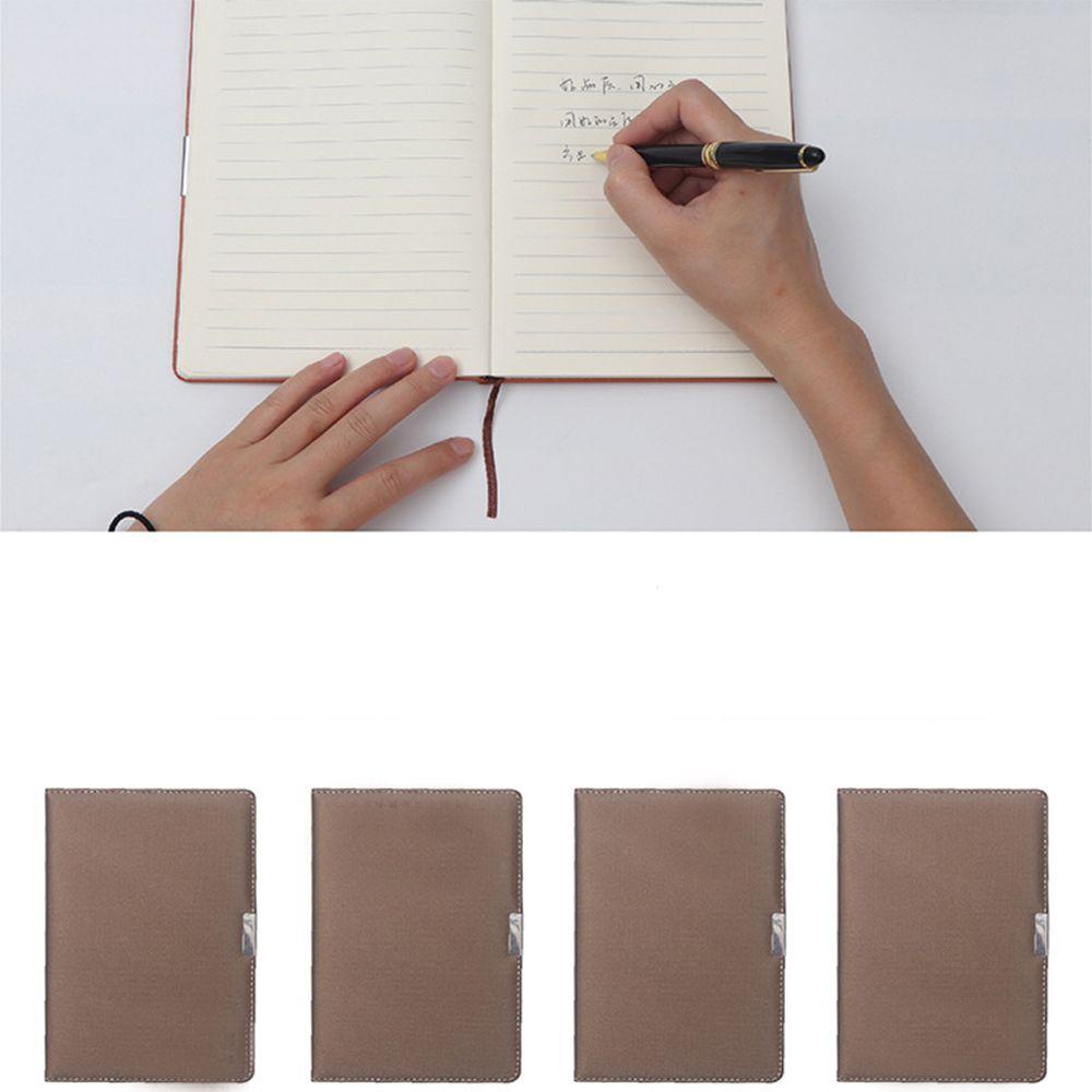 Sổ Tay Khổ A5 Bằng Da PU Có Khóa Kim Loại Tiện Dụng Và Bền