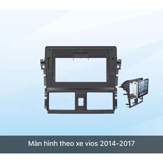 màn hình android chay sim 4g theo xe Vios 2014-2017