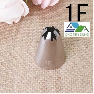 Đui bắt kem trang trí đầu bắt kem dụng cụ làm bánh sinh nhật gato bông lan đuôi 1f - dui1f