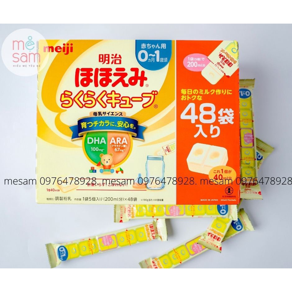 Sữa thanh MEIJI nội địa Nhật 0-1y và 1-3y