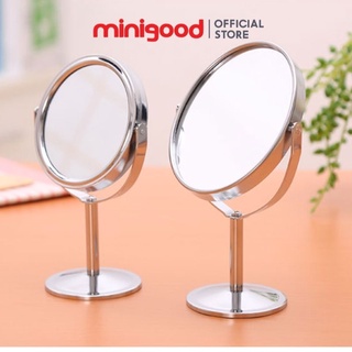 Gương trang điểm để bàn mini xoay 360 độ MINIGOOD