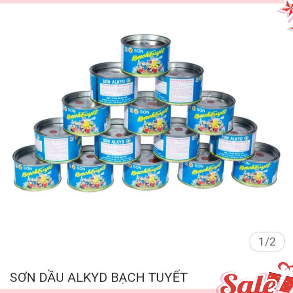 Sơn dầu Bạch Tuyết - Lon 400gr