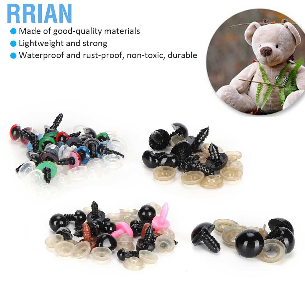 Rrian Eyes Noses Washers Doll Plush Toy Teddy Bear Plastic DIY Safety Material Kit