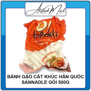 Bánh Gạo Cắt Khúc Sanadle Hàn Quốc Gói 500g