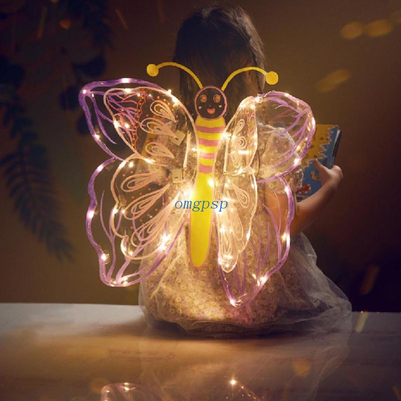 Cánh Bướm Gắn Đèn LED Phát Sáng Cho Bé