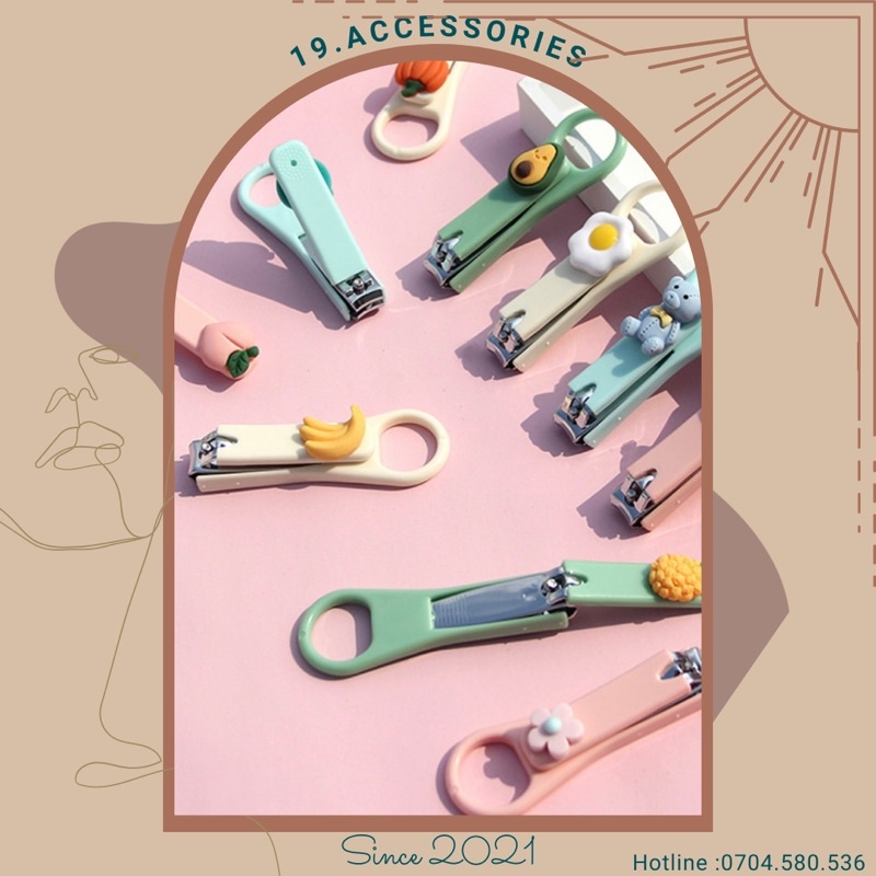 Đồ cắt móng tay, móng chân siêu dễ thương đáng yêu 19.accessories