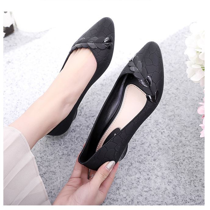 Giày nhựa cao su cho nữ, giày nhựa đi mưa Alina cao 3p giá rẻ kiểu dáng thời trang Thegioigiay V274