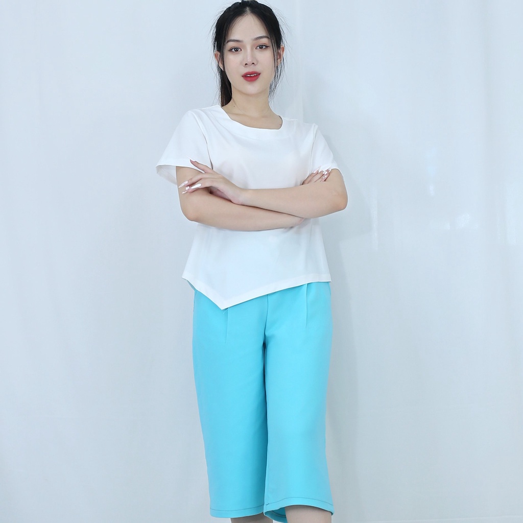 Bộ đồ bộ KIỂU 2 MẦU XÉO VẠT - Thoải Mái Nhẹ Nhàng
