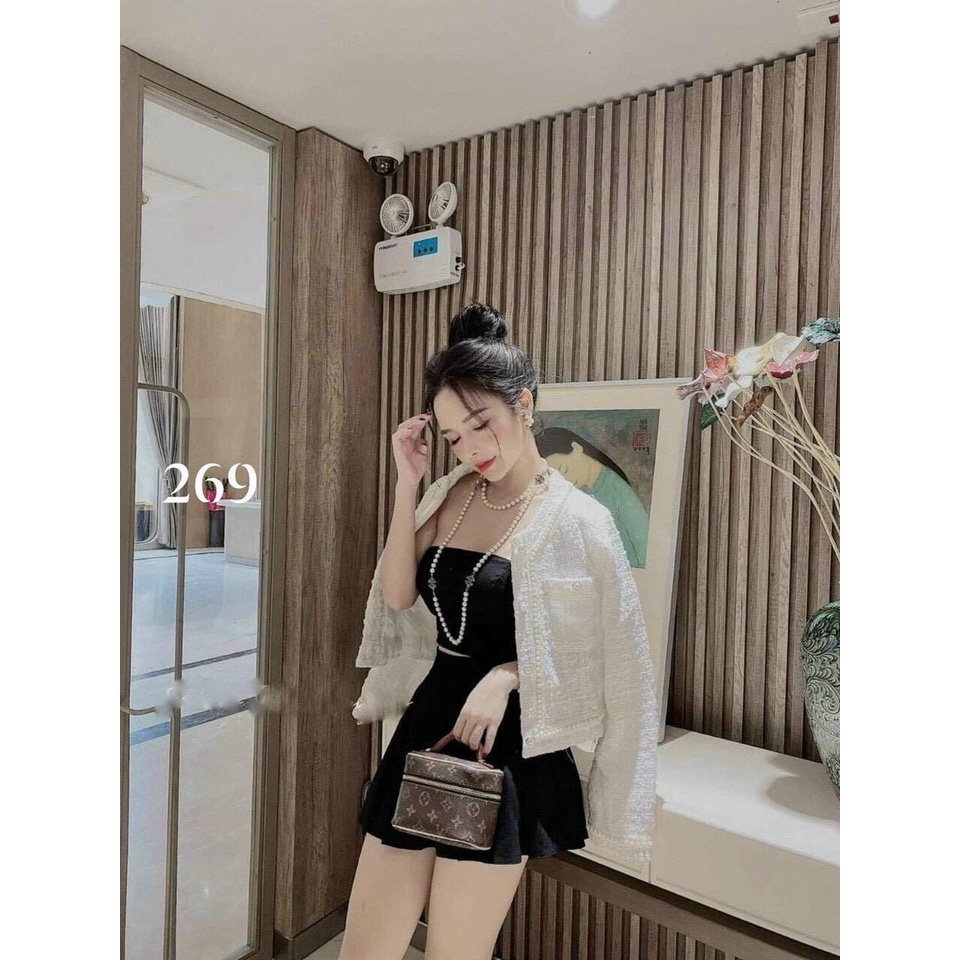 ☘️🔥☘️𝐀́𝐎 𝐃𝐀̣ 𝐓𝐖𝐄𝐄𝐃 Cúc ngọc DÁNG NGẮN