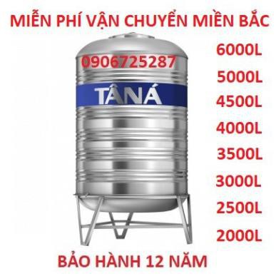 Bồn nước, téc nước đứng inox304 Tân á GOLD bảo hành 15 năm