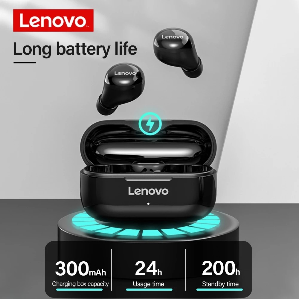 Tai nghe bluetooth không dây Lenovo LP11 chống thấm nước chống ồn thích hợp khi tập thể thao