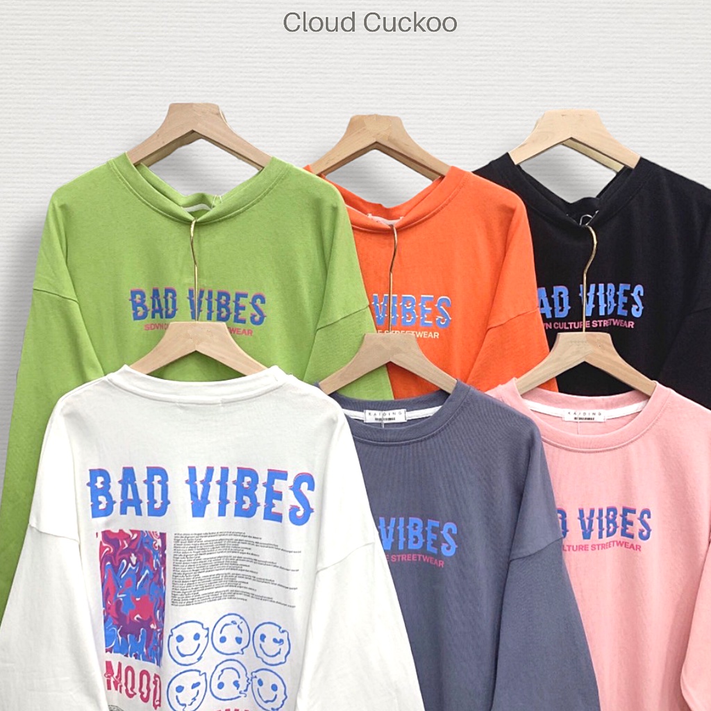 Áo Dài Tay In Chữ Phong Cách Chất Cotton Mùa Thu Siêu Đẹp - Mã Số: KD617