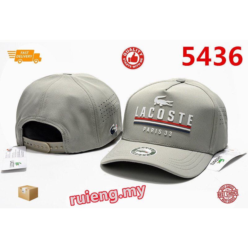 Mũ Lưỡi Trai Lacoste Chất Liệu cotton Thời Trang Cho Nam Nữ