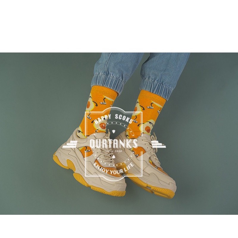 Tất, vớ cao cổ cotton cao cấp chủ để FastFo*od