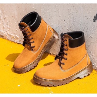Giày Da Lộn🎁FREESHIP🎁GIẢM 10K🎁Giày Nam Da Lộn Chống Nước Cao Cấp, dáng  BOOT TIMBER siêu bền