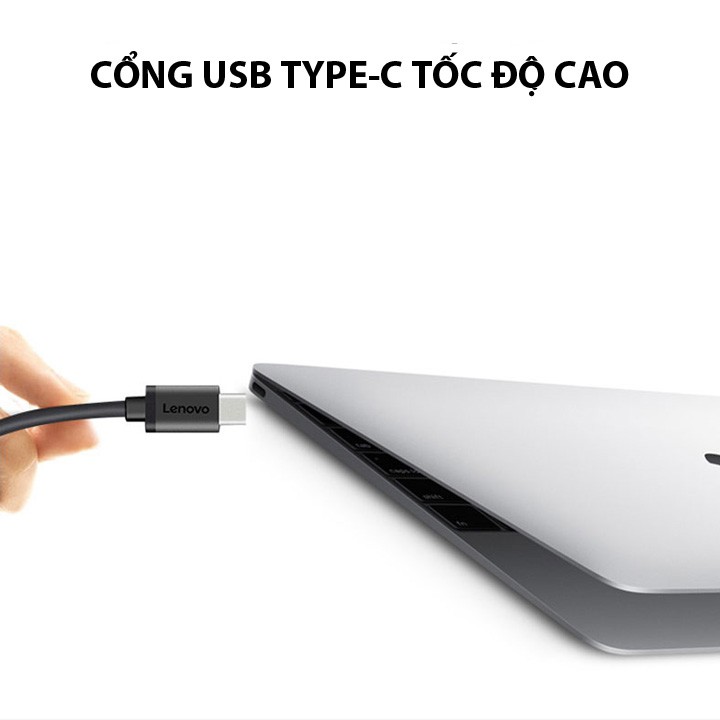 Hub Type C Chia 4 Cổng USB3.0 Lenovo C611