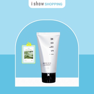 [Tặng kèm mặt nạ nha đam] Sữa rửa mặt ISHOW sạch sâu  Amino Acid Cleanser 80g giúp da lấy sạch bụi bẩn - chính hãng