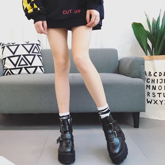 Giày cao cổ đế bánh mỳ phong cách 2020( ảnh+ video tại shop)
