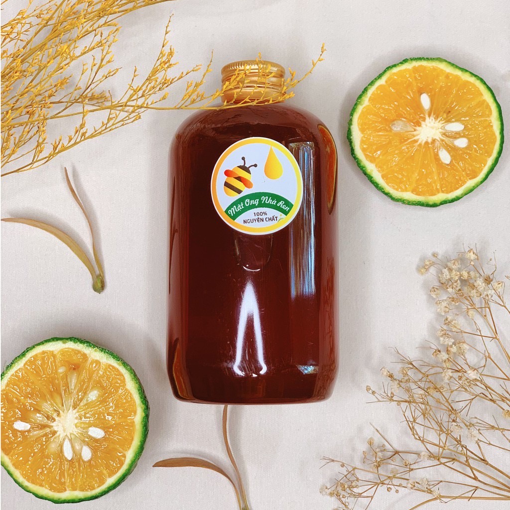 Mật ong hoa cà phê Đắk Lắk nguyên chất 100% chai 500ml, 1 lít