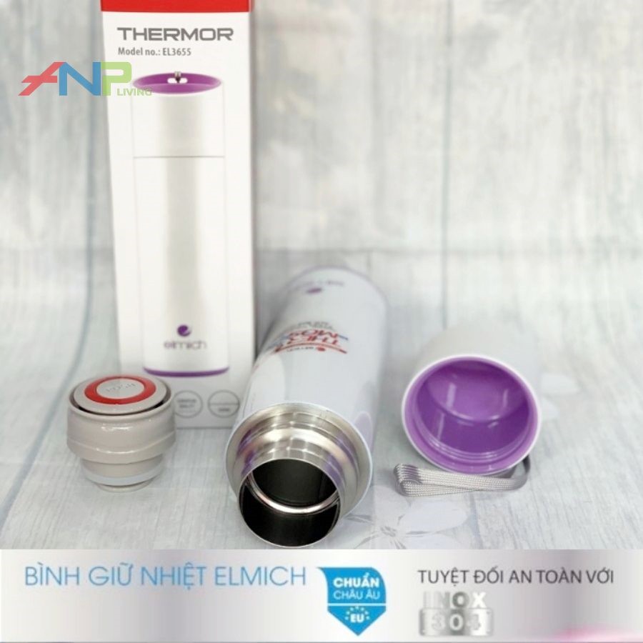 Bình Giữ Nhiệt Inox 304  Nóng 8h Lạnh 12h ELMICH El3655 500ml