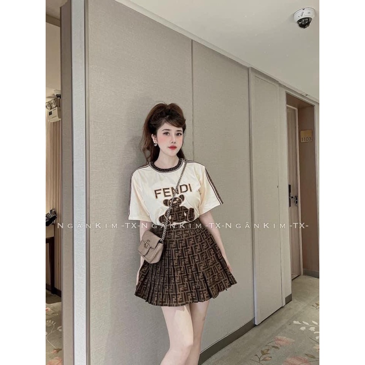 Set bộ thun gấu phối viền - Hàng có sẵn - Xưởng may Lộc Vân