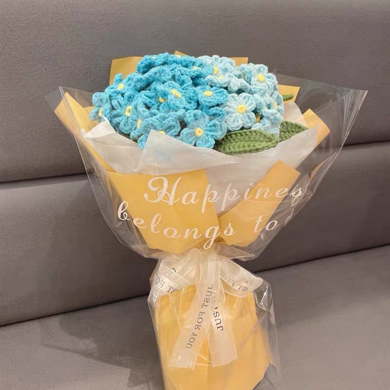 Hoa trang trí bằng len- Hoa lẻ Handmade by flower.len_saigon