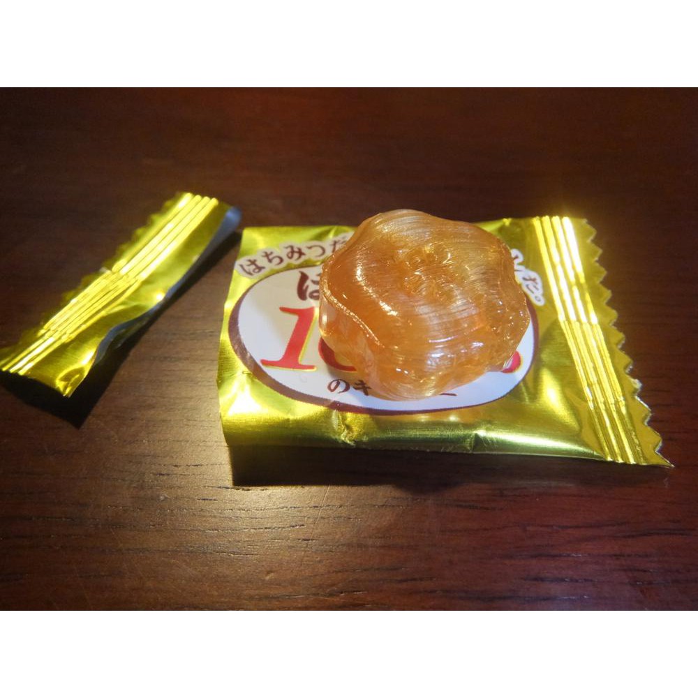 2 Viên kẹo mật ong nguyên chất 100% giảm ho, đau rát họng Senjaku Nội Địa Nhật Bản