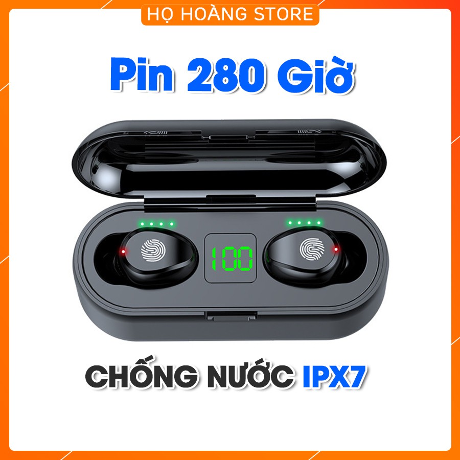 Tai nghe bluetooth Earbuds Amoi F9 Nút Cảm Ứng Bluetooth 5.0 Pin 280 giờ 2000mah