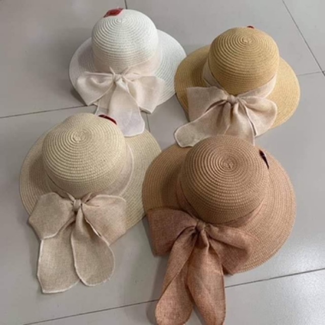 MŨ CÓI ĐI BIỂN MŨ VÀNH ĐI BIỂN ĐÍNH NƠ XINH XẮN