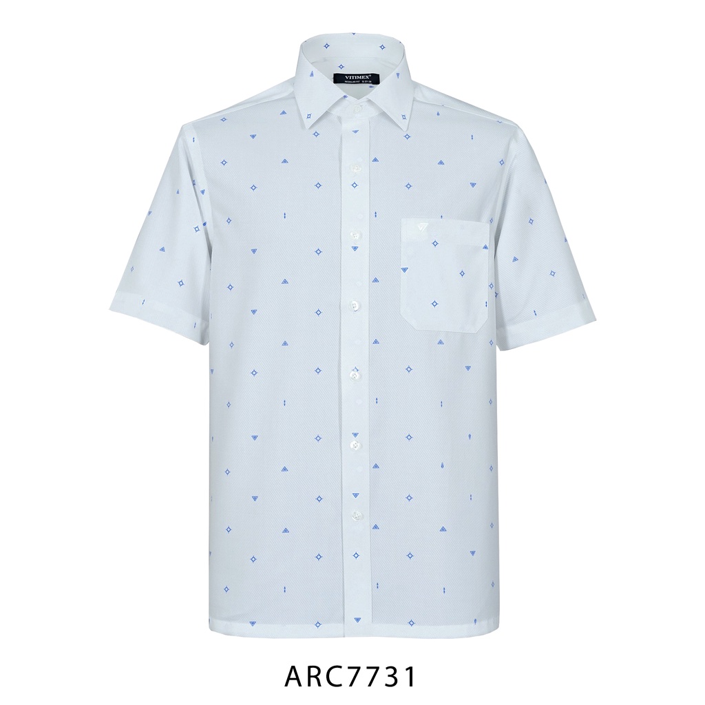 ÁO SƠ MI NGẮN TAY DÁNG RỘNG ARC7731