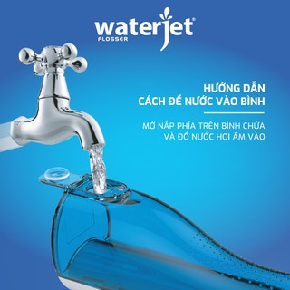[Mã COSDAY -50K đơn 150K] Máy tăm nước cầm tay Waterjet Cordless Advanced/Mỹ, hàng chính hãng bảo hành 12 tháng