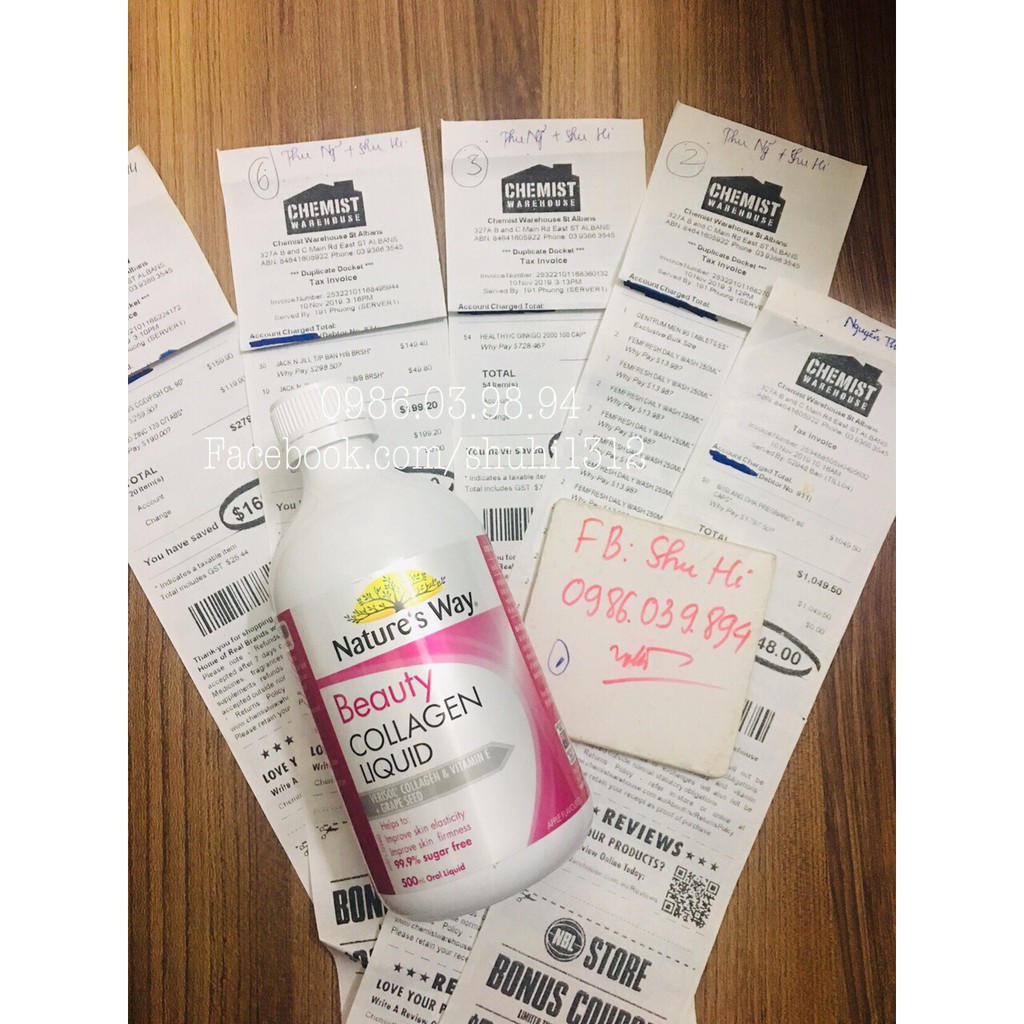 Collagen dạng nước của Natures way Úc 500ml (colagen) - Nature's Way Beauty Collagen Liquid - Đủ bill Chemist | BigBuy360 - bigbuy360.vn