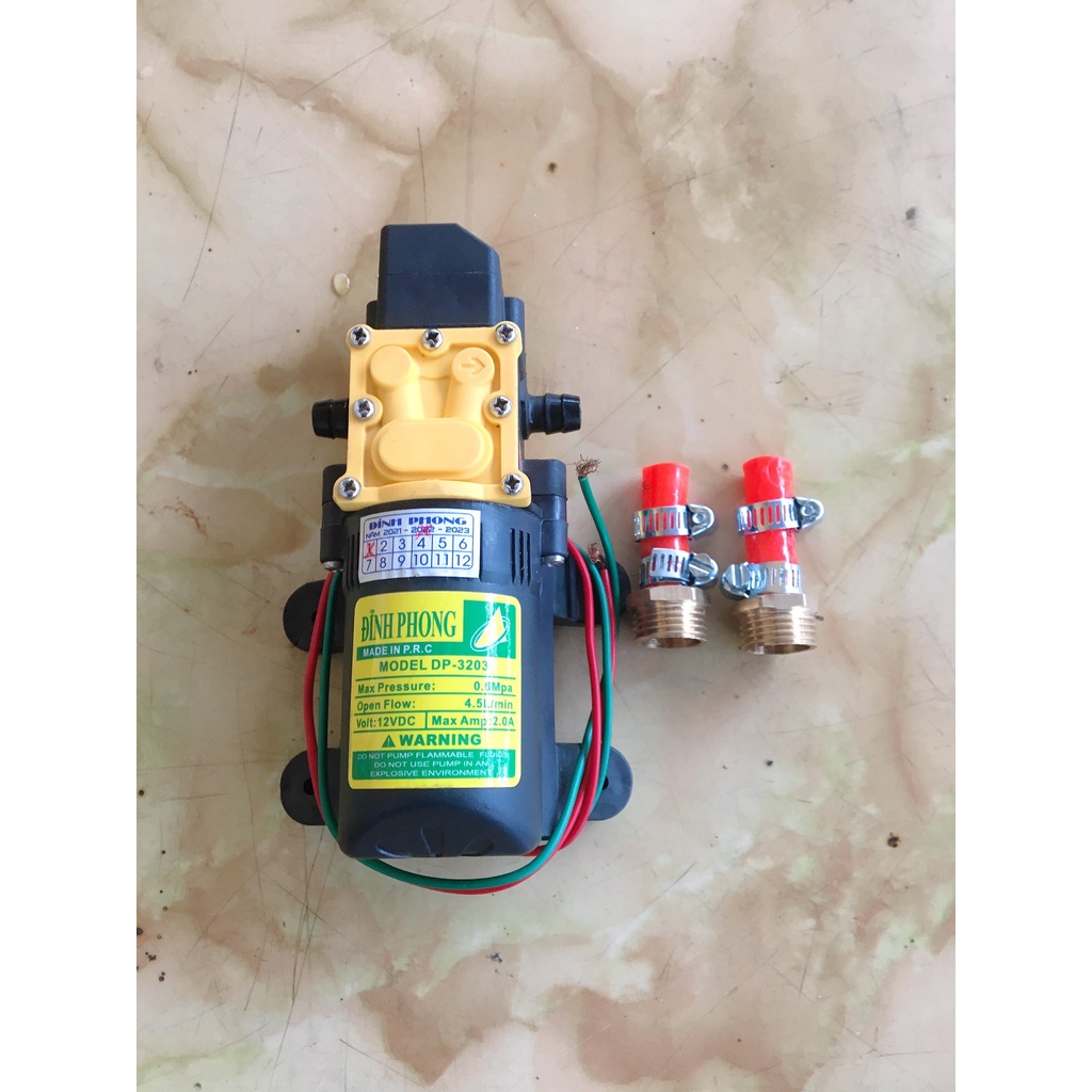 Tăng áp cho bình nóng lạnh, máy giặt, vòi hoa sen đủ bộ , bộ đầy đủ điện áp 220v-12v dc