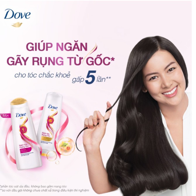 Dầu Gội Dove Ngăn Gãy Rụng Tóc Chai 640gr