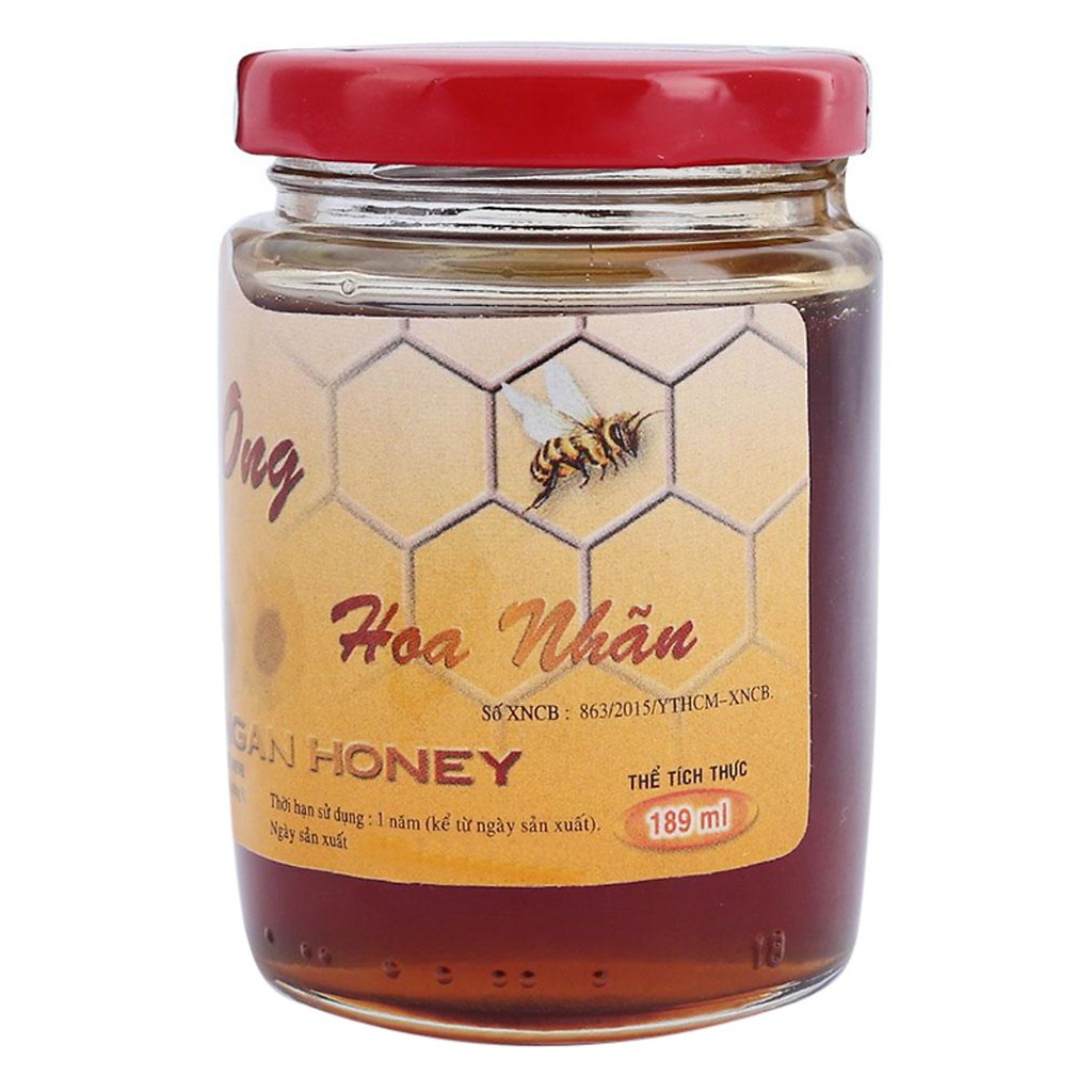 Mật Ong Hoa Nhãn Bee Honey Hộp 189ml