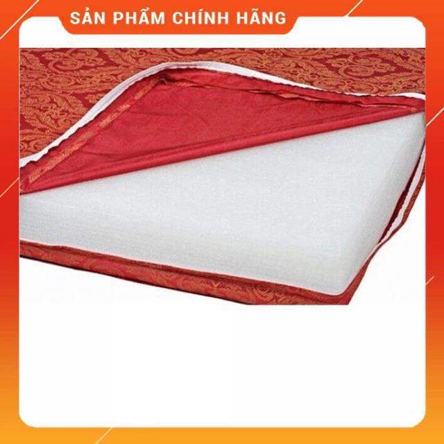 Vỏ bọc đệm gấp 3 khúc dành cho đệm bông ép , pe chất liệu gấm mỏng có khóa keo thay thế tiện lợi MSP81365