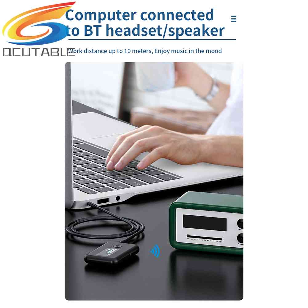 Bộ Thu Phát Tín Hiệu Âm Thanh Bluetooth 5.0 Cho TV PC Xe Hơi