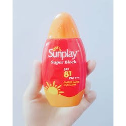 Sữa Chống Nắng [ HÀNG CHÍNH HÃNG ] Sunplay Super Block SPF81, PA++++