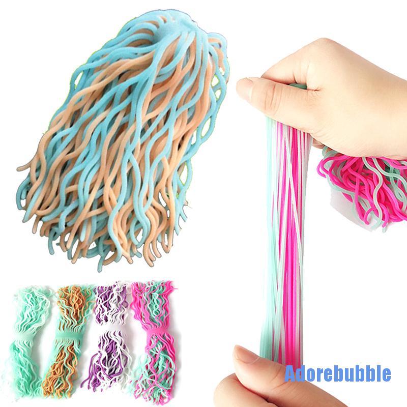 [Adorebubble 0224] Hand Hyperflexion Stretchy Antistress Jokes Noodles Rope Autism Vent String Toys