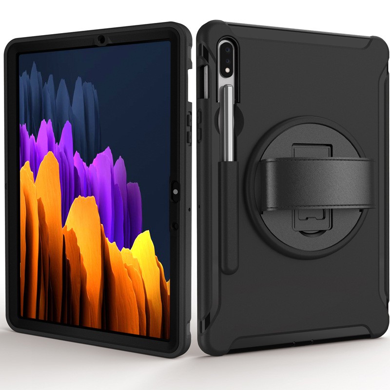 Bao Da Máy Tính Bảng Có Ngăn Đựng Bút Cảm Ứng Cho Samsung Galaxy Tab S7 / S7 Plus / S8 / S8 Plus Giá Đỡ